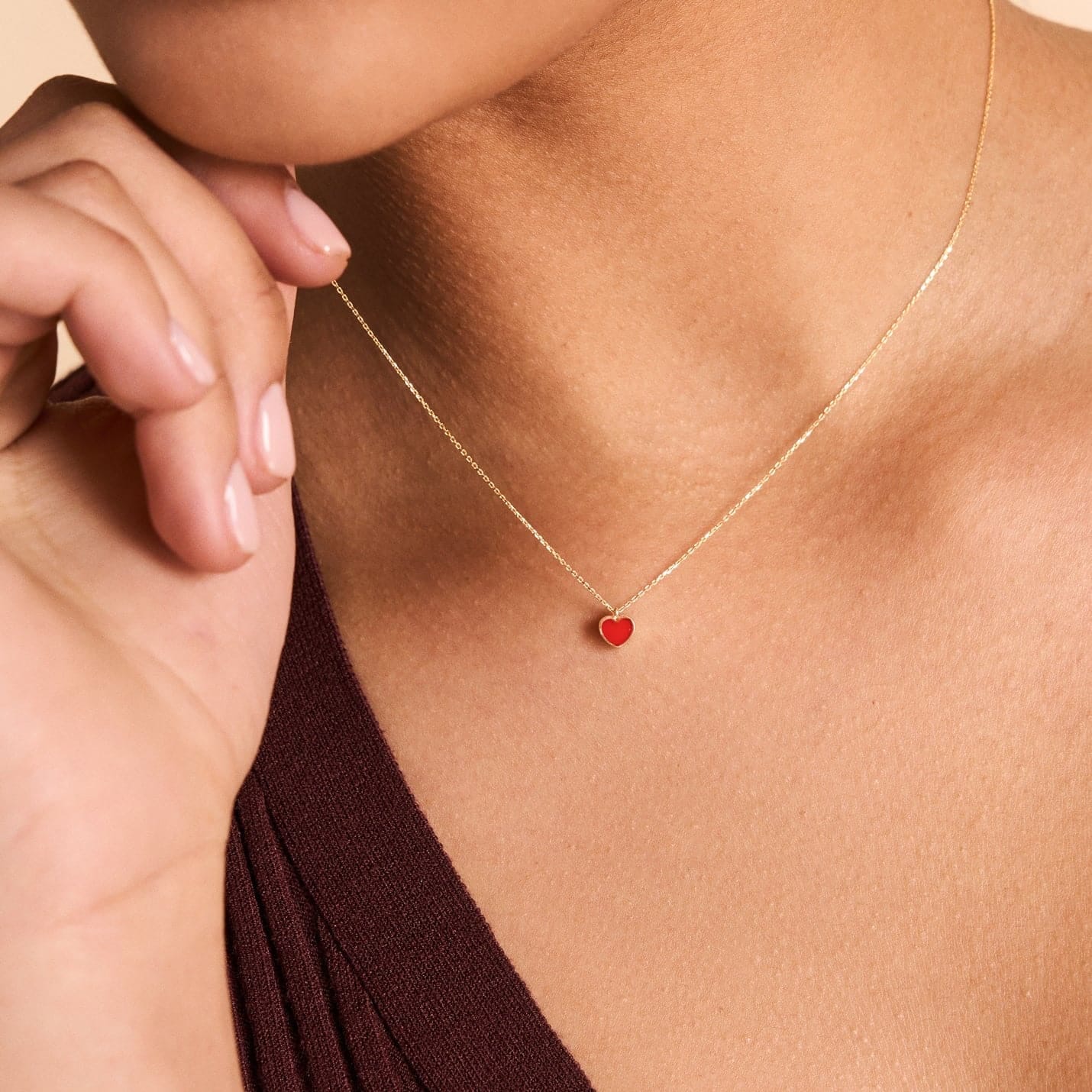 Dainty Heart Necklace | Pure 925 Silver