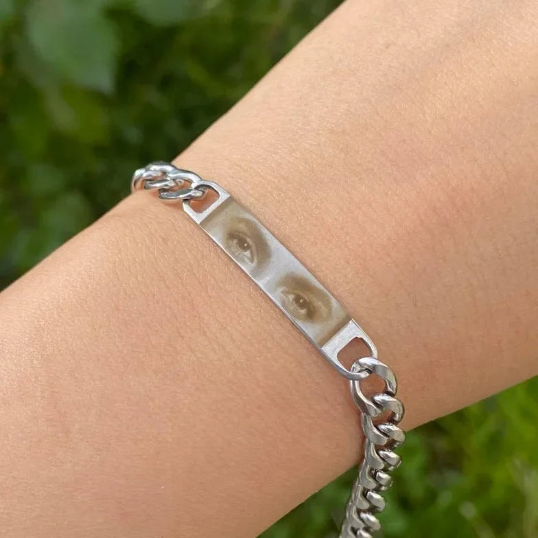 Personalized Eye's Engraved Bracelet