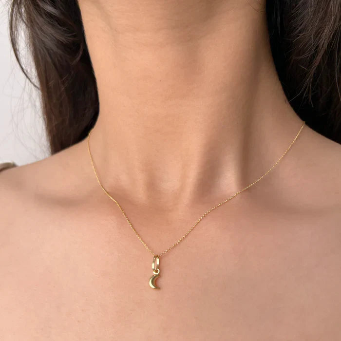 Mini Crescent Moon Necklace