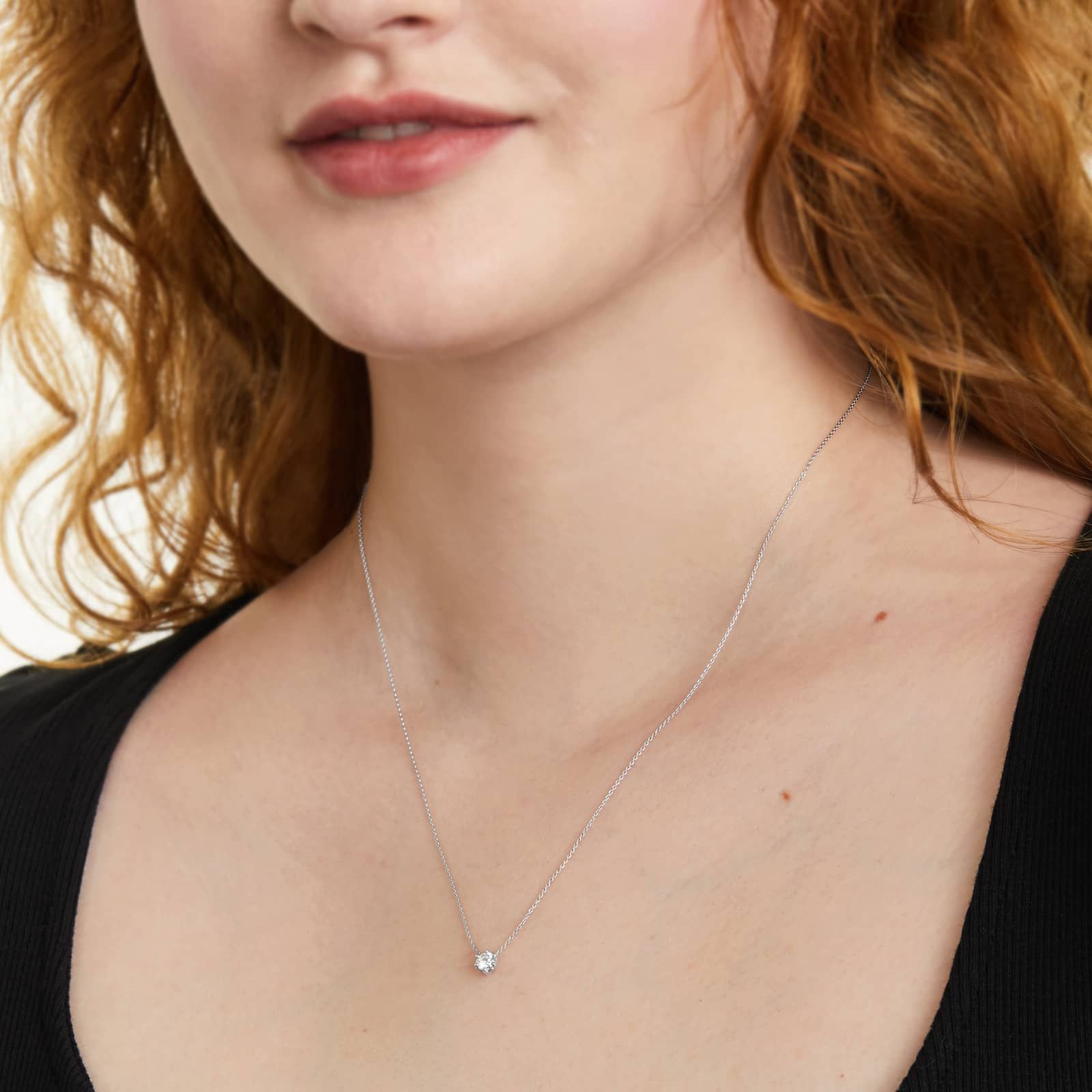 Mahira Solitaire Necklace