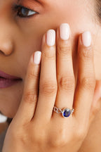 Bold Blue Sapphire | Pure 925 Silver
