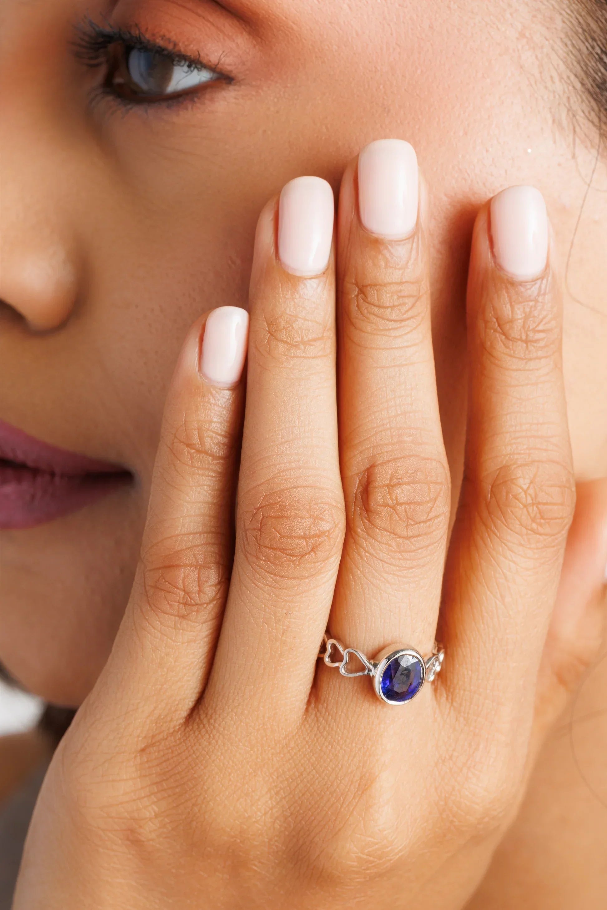 Bold Blue Sapphire | Pure 925 Silver