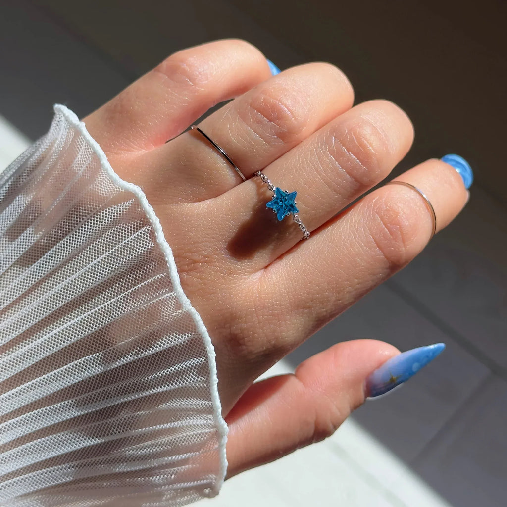 The Star Chain Ring - Self Love