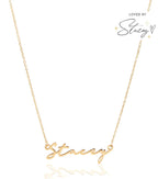 Signature Name Necklace - Lifetime Warranty