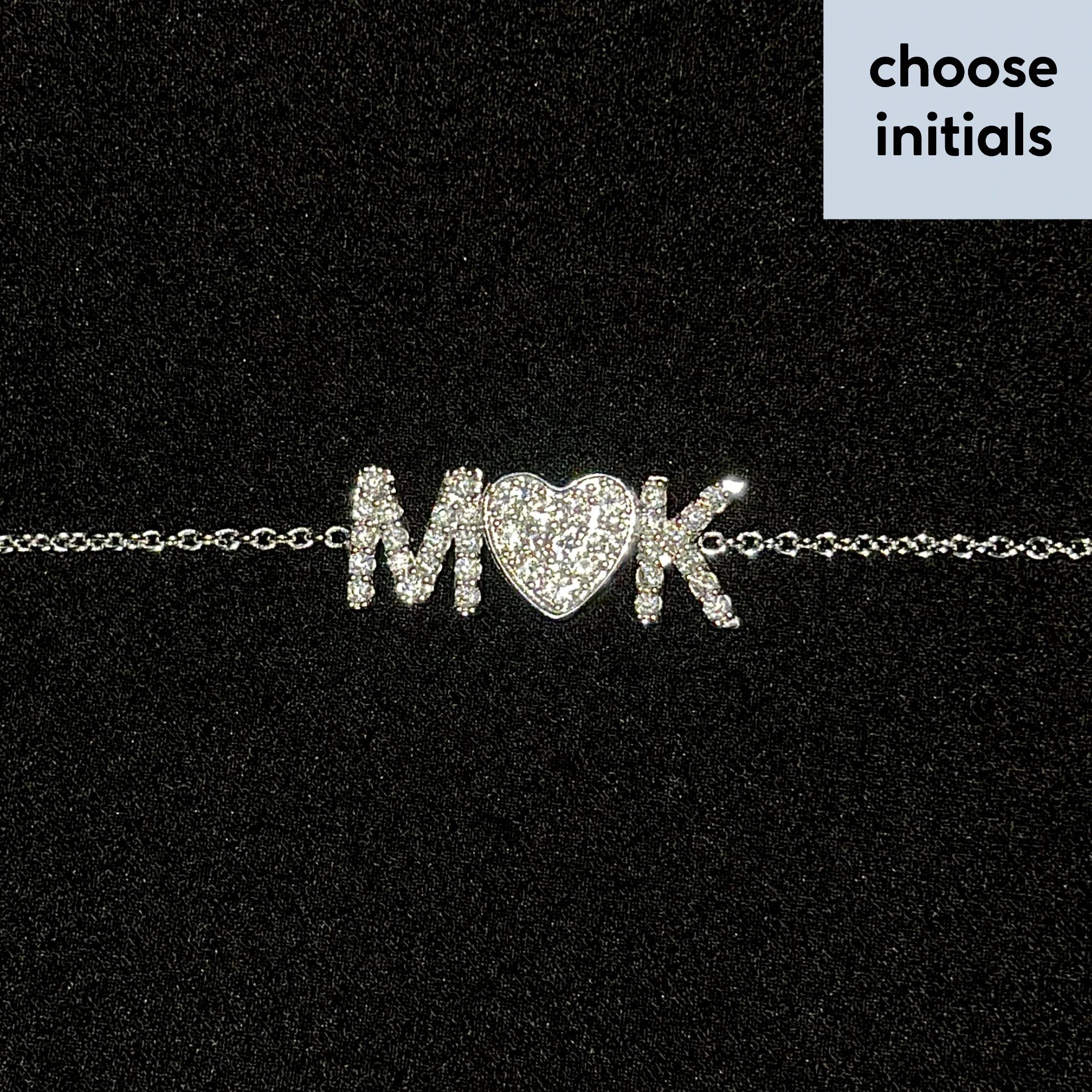 Heart & Initial's Bracelet