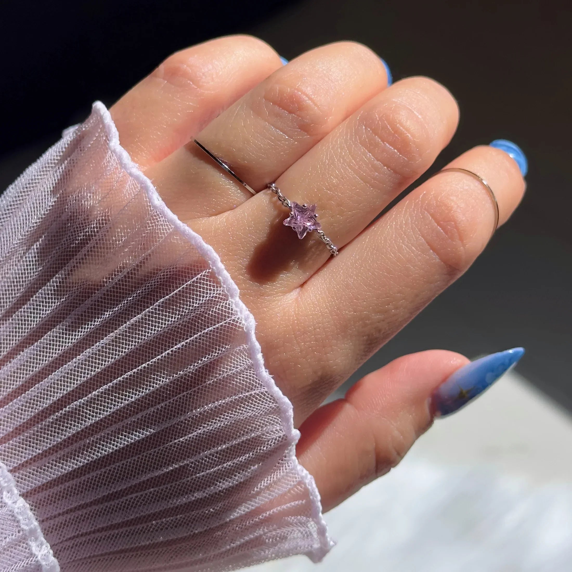 The Star Chain Ring - Self Love