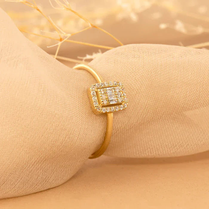 Classic Sarafina Baguette Ring | Pure 925 Silver