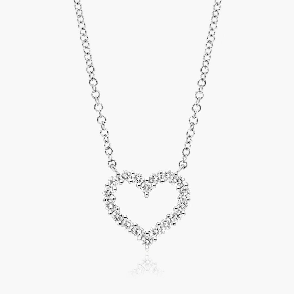 Petite Heart Diamond Necklace