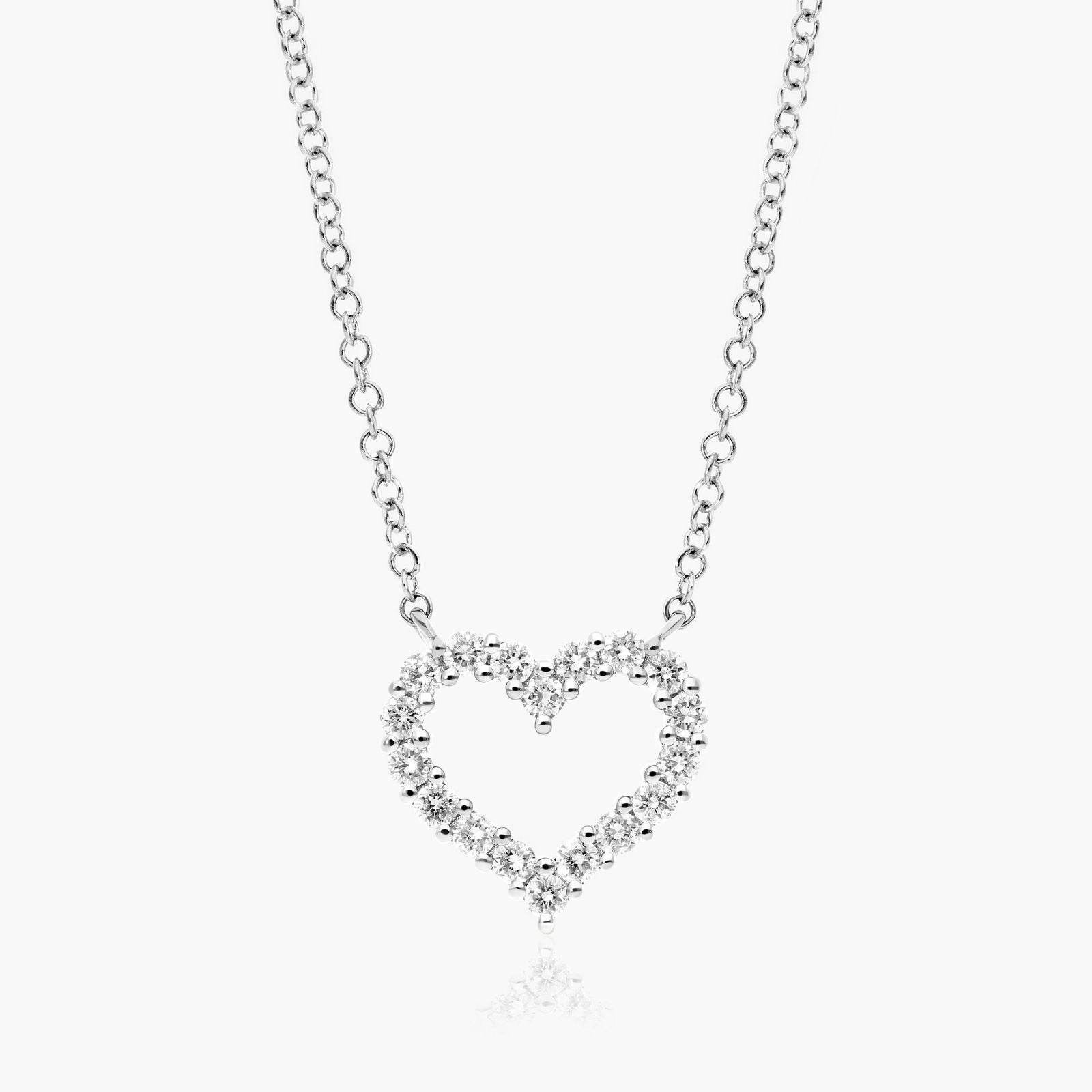 Petite Heart Diamond Necklace
