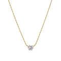 Petite Solitaire Necklace