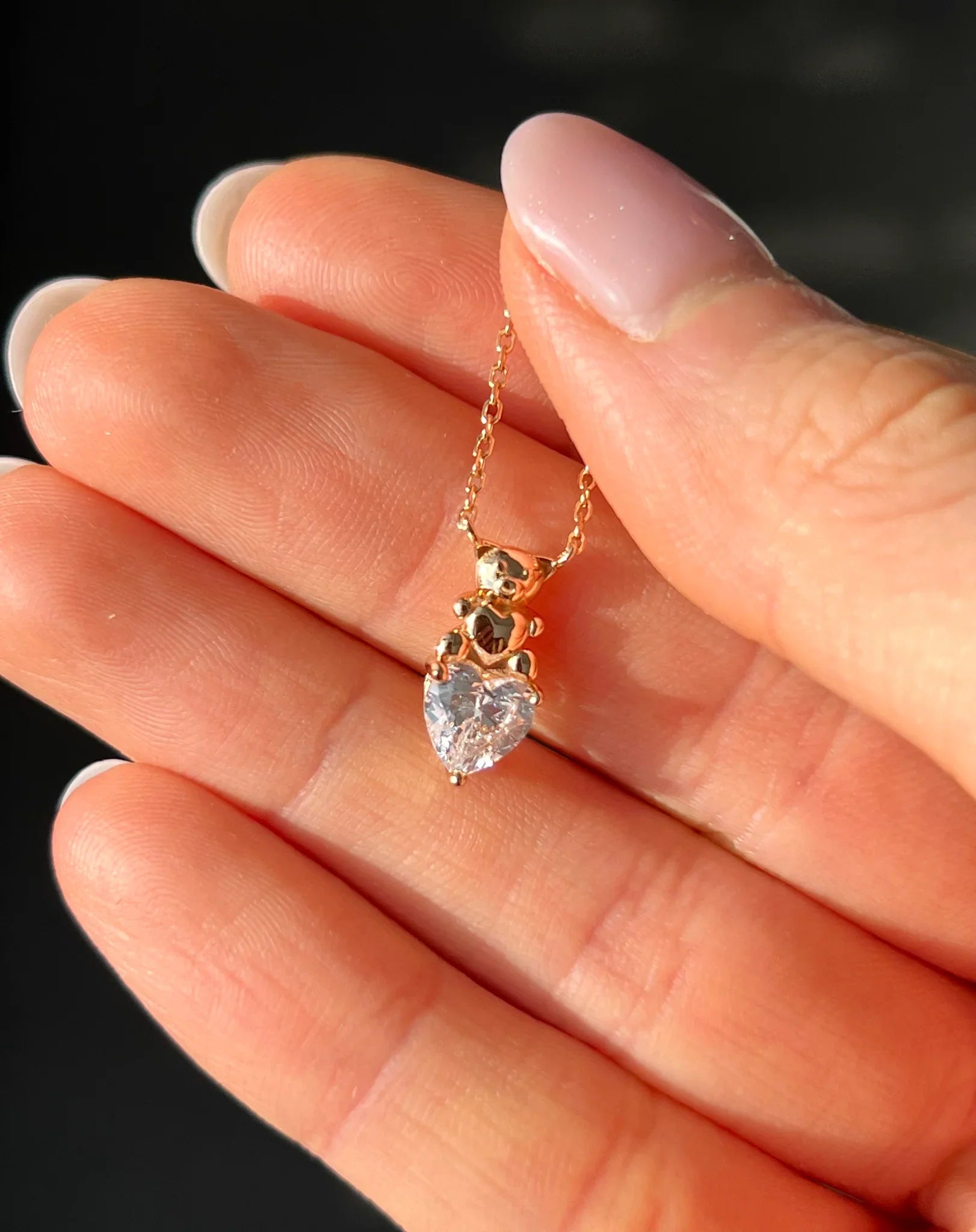 Tiny Teddie Necklace