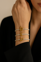 Rope Initial Bracelet