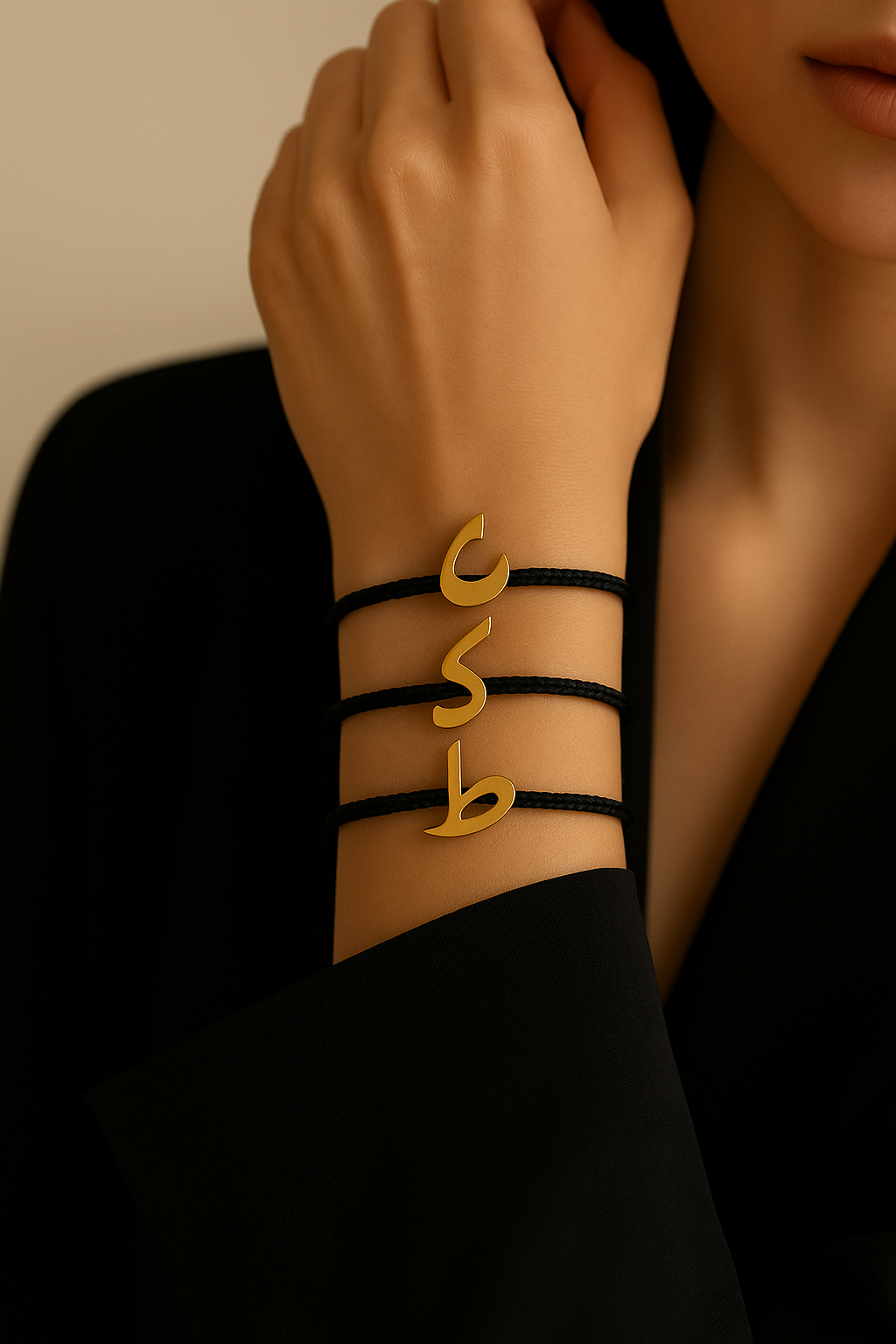 Rope Initial Bracelet