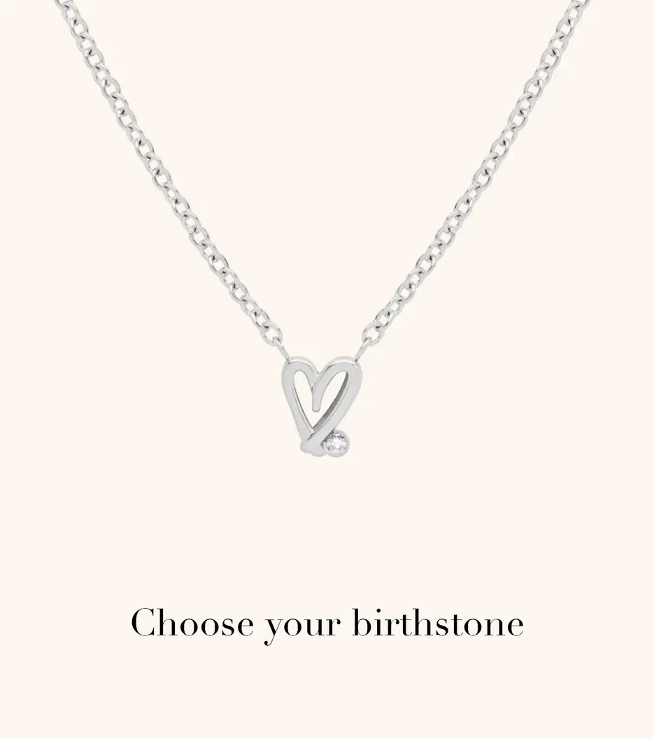 Doodle Mini Heart Necklace