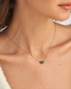 Octagon Emerald Necklace