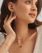 Octagon Emerald Necklace