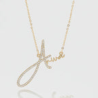 Premium Diamond Name Necklace