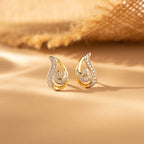 Zoey Swirl Diamond Earrings