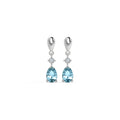 The Aquamarine Drop Earrings