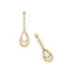 The Queen Diamond Earrings - Pure 925 Silver