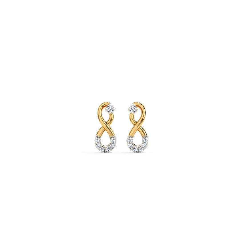 Infinity Diamond Earrings