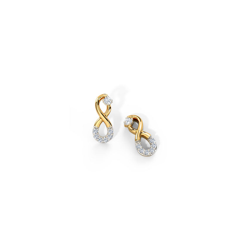 Infinity Diamond Earrings