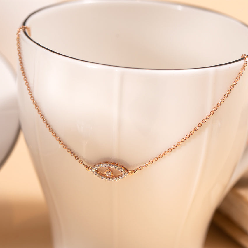 Evil Eye Zircoon Necklace