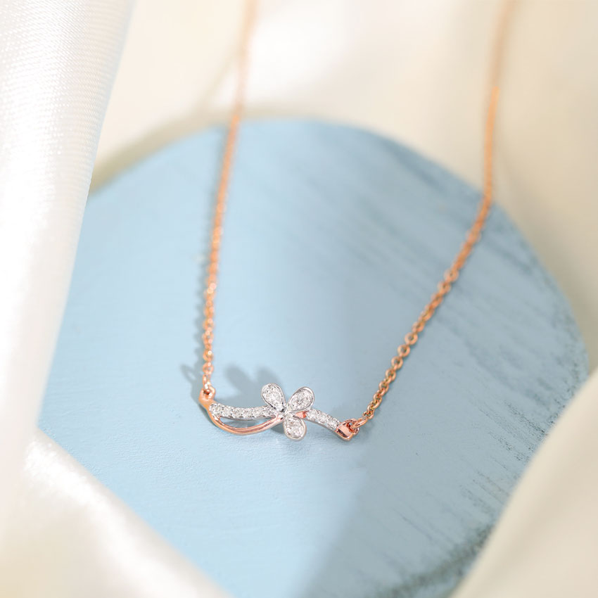The Floral Diamond Necklace