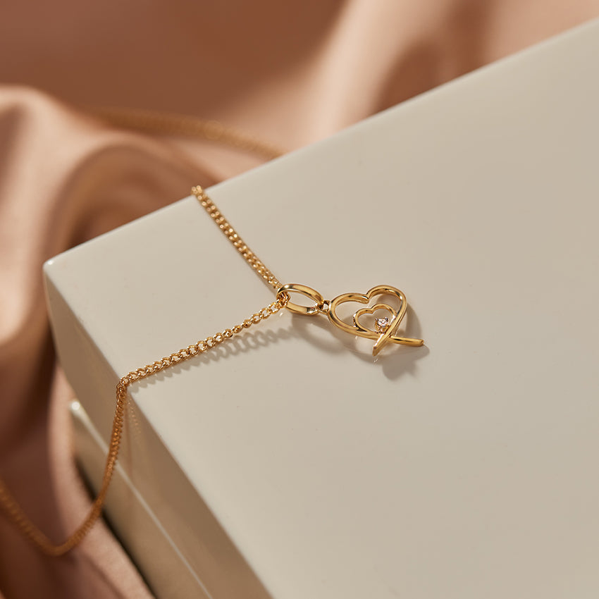 Duo Diamond Love Pendant