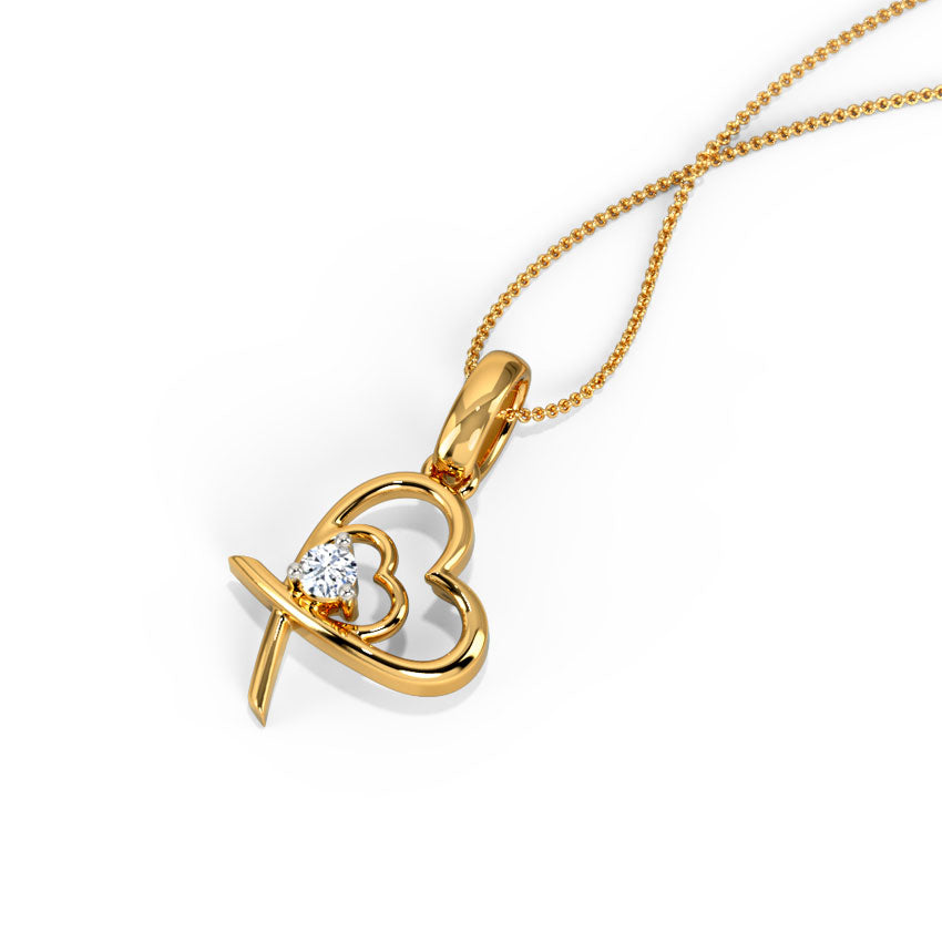 Duo Diamond Love Pendant