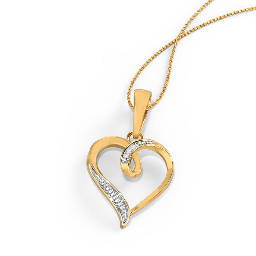 Gorgeous Diamond Heart Pendant