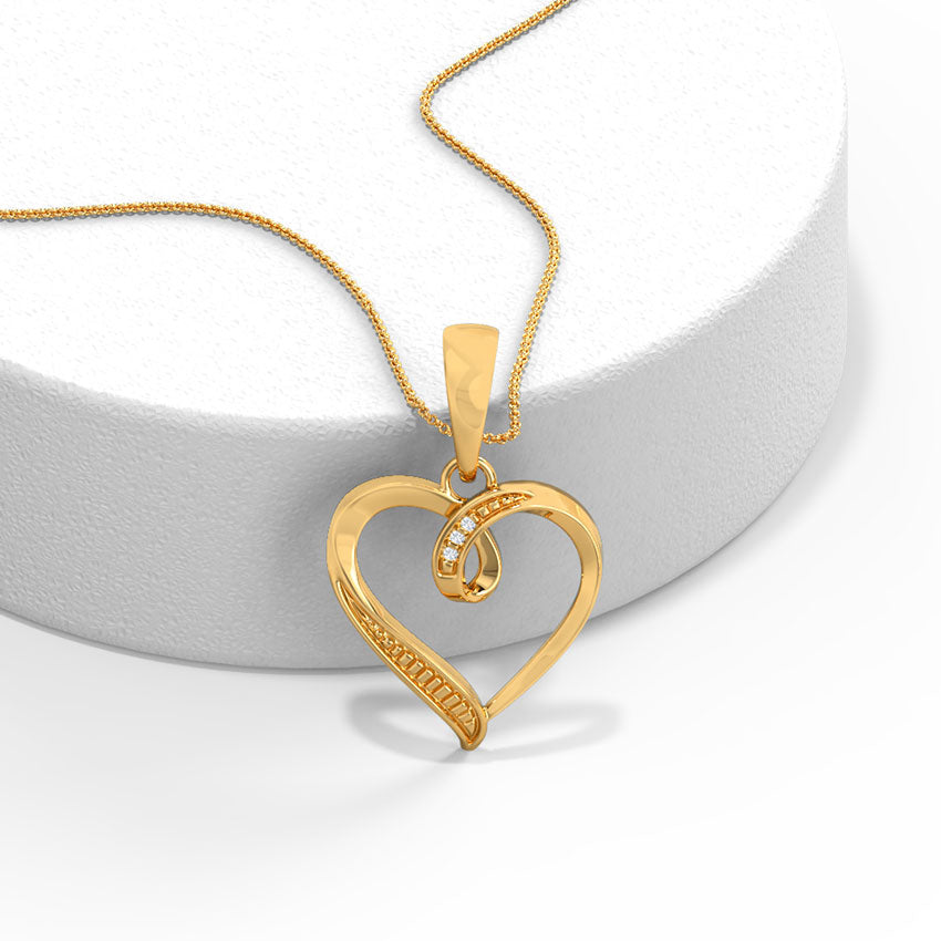 Gorgeous Diamond Heart Pendant