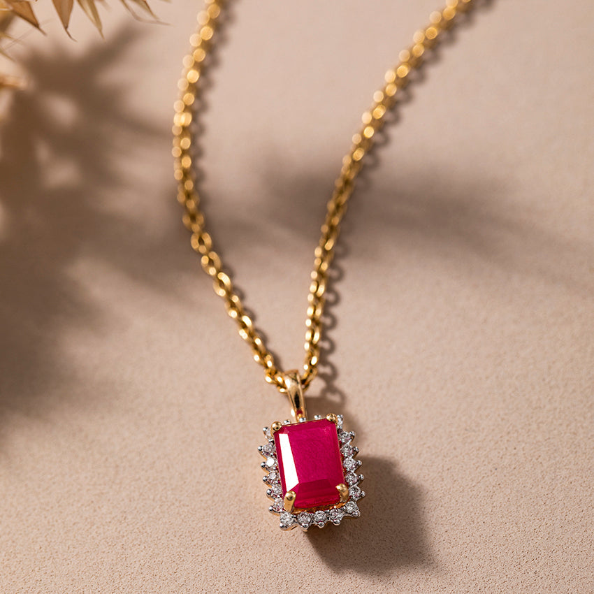 The Ruby Hazel Necklace