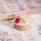 Riveria Ruby Ring | 925 Silver