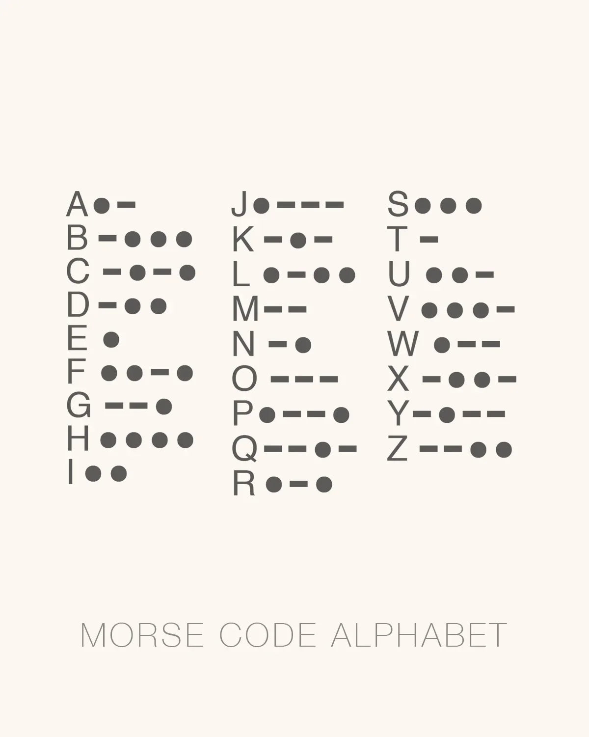 Morse Code Set