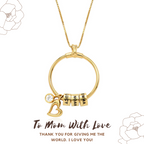 SOULFEEL EXCLUSIVE - Charming Heart Necklace with Engraved Beads