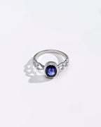 Bold Blue Sapphire | Pure 925 Silver