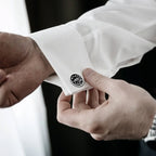 Calligraphic Stone Cufflinks