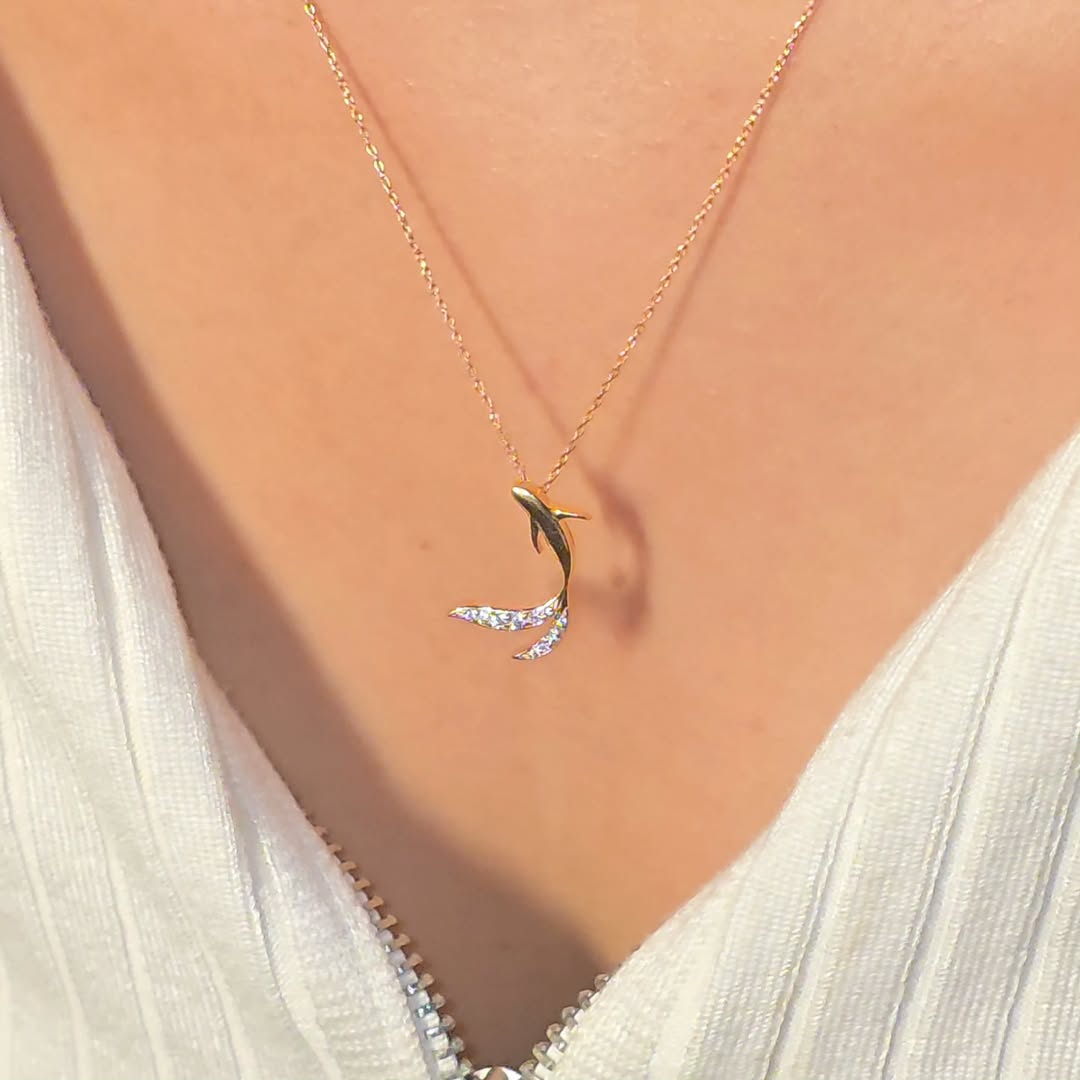 Mermaid Tail Necklace | Pure 925 Silver