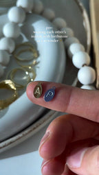 Tiny Birthstone Tag Necklace