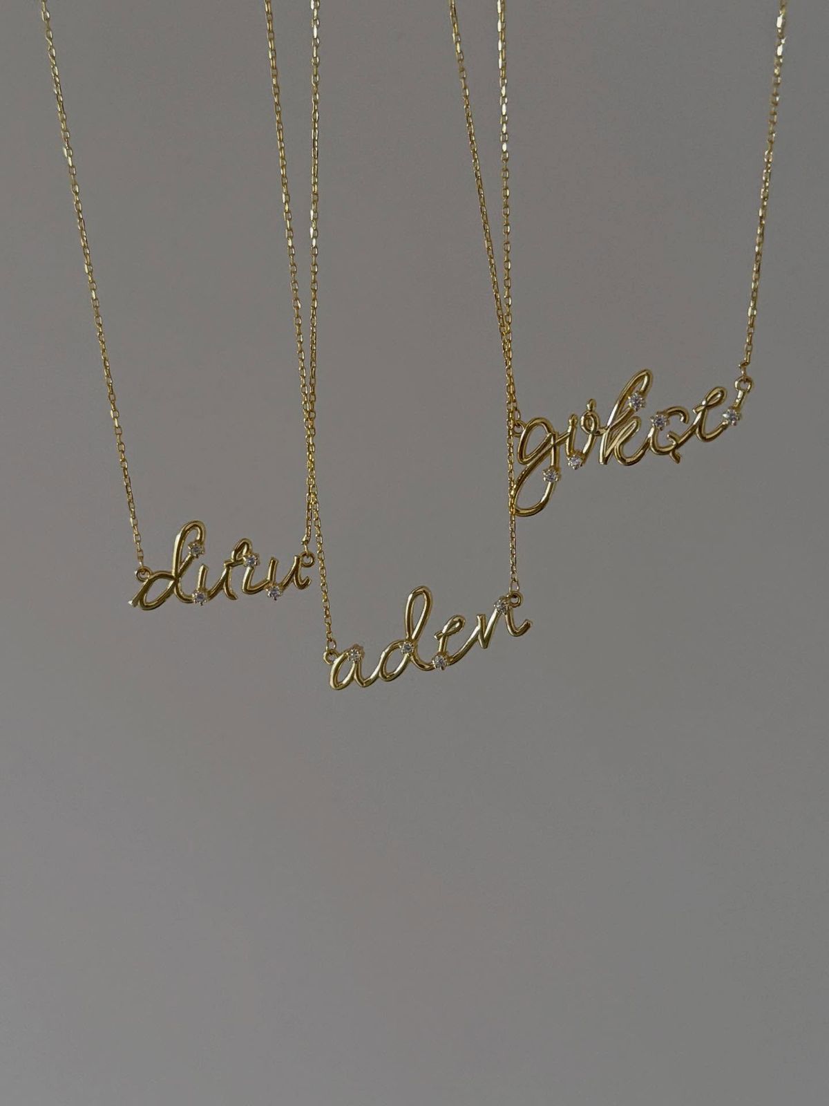 Zircoon Signature Name Necklace