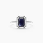 Sapphire Engagement Ring | Pure 925 Silver