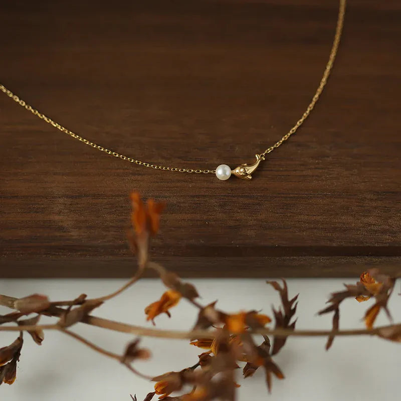 Nemo Pearl Necklace | Pure Silver