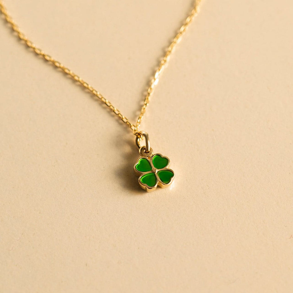Emerald Clover Necklace