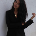 Octagon Initial Necklace