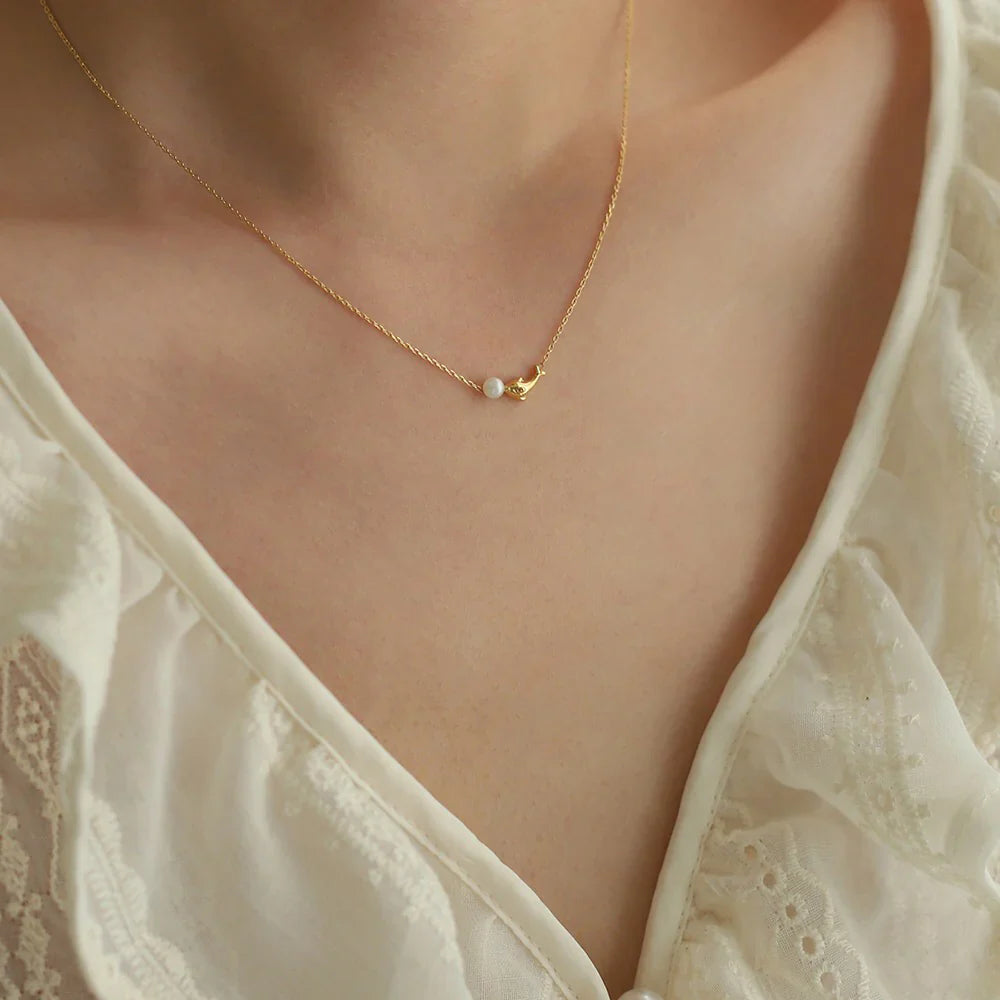 Nemo Pearl Necklace | Pure Silver