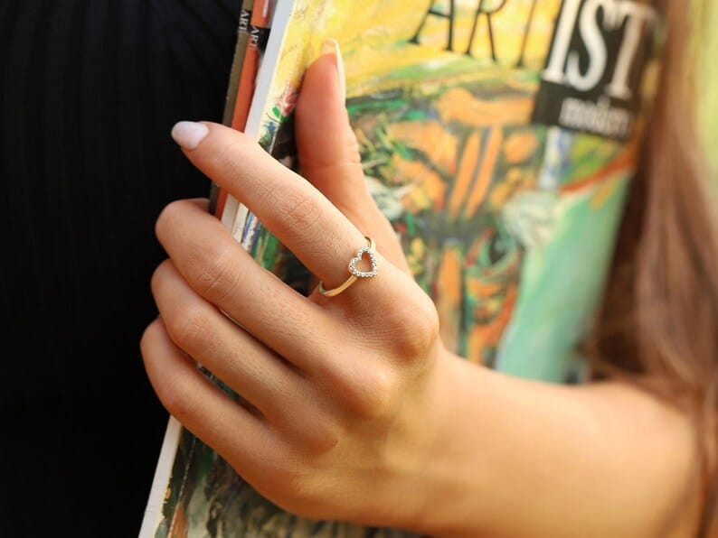 Tiny Heart Ring