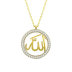 Allah Zircoon Cut Necklace