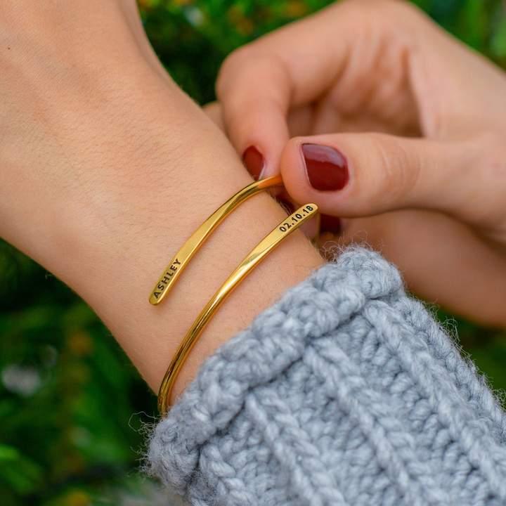 Personalized Orbit Bangle