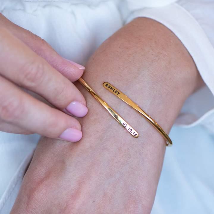 Personalized Orbit Bangle